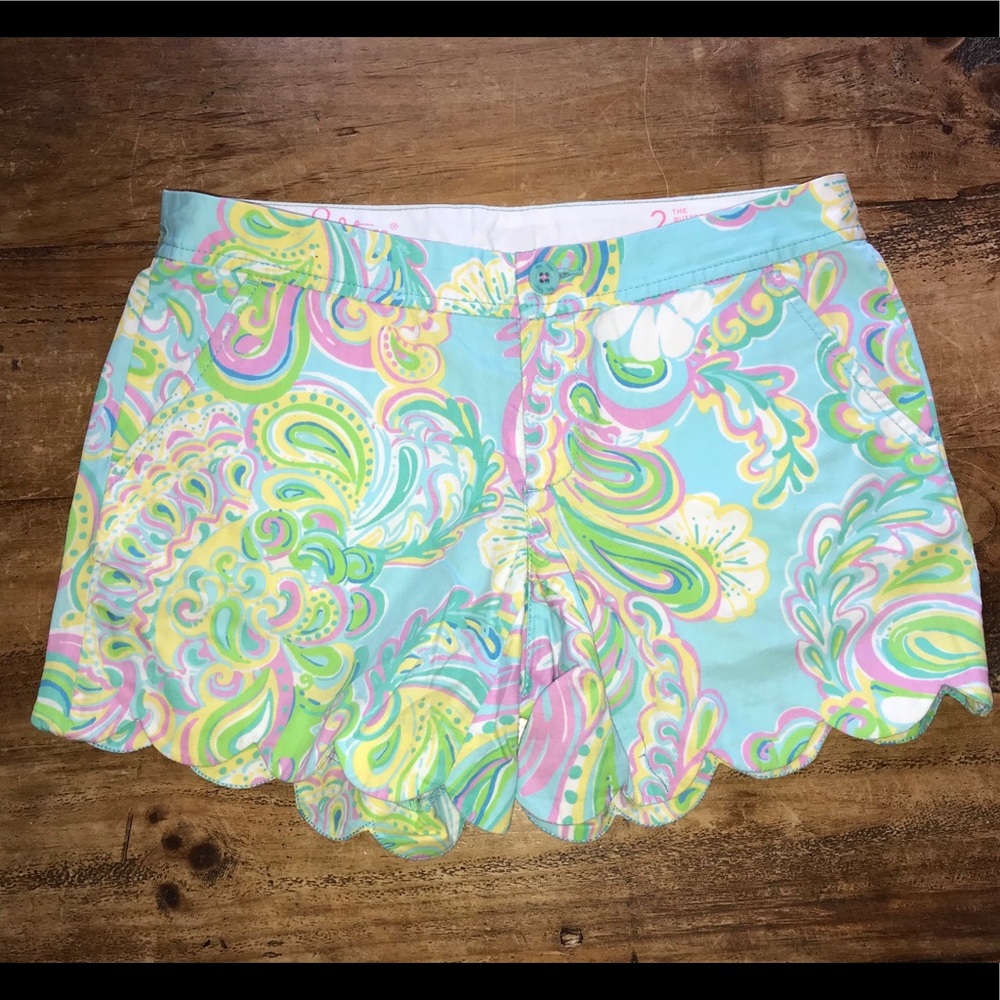 Women’s Lilly Pulitzer Buttercup Shorts Sz 2